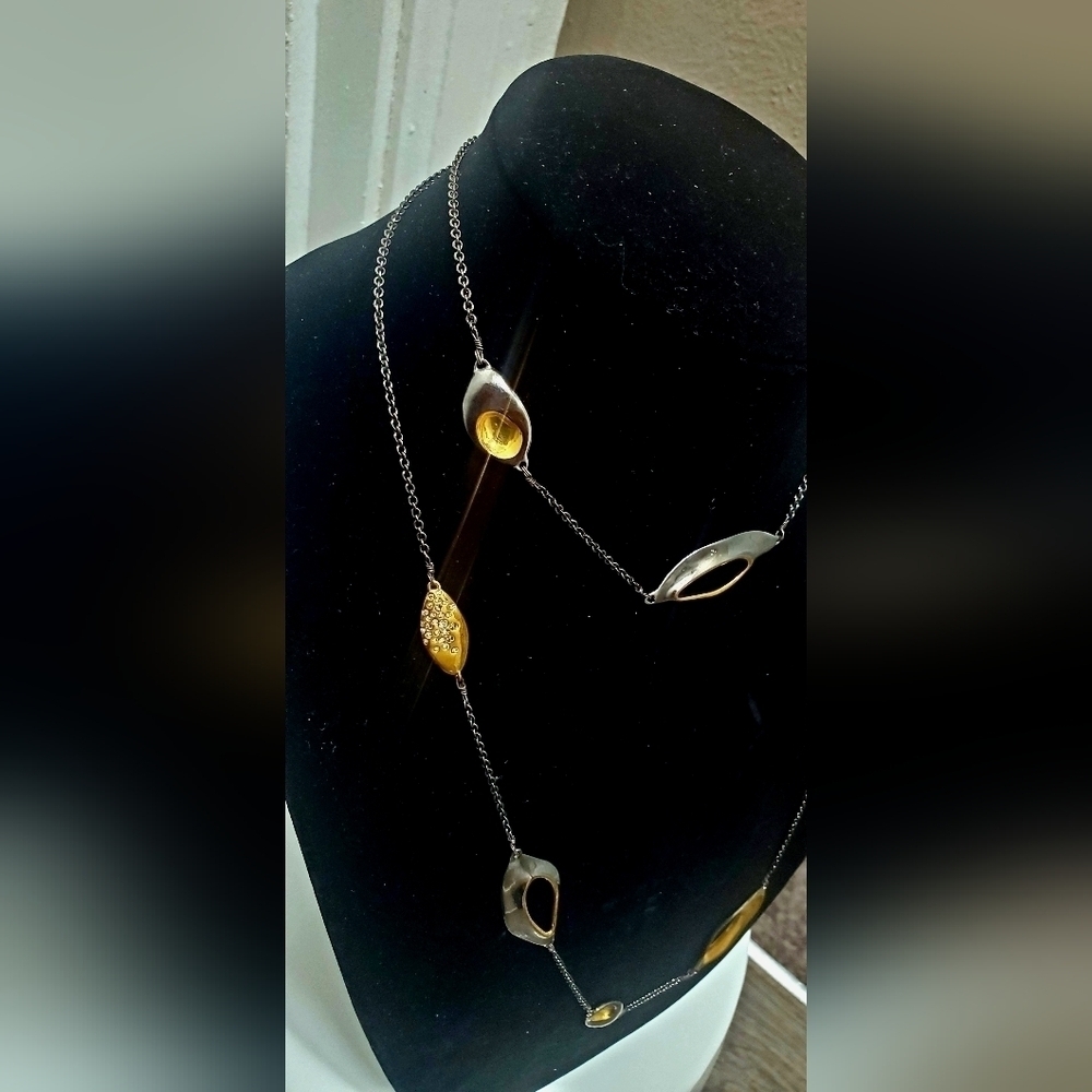 Long Multitone Chain Necklace. 🌴 - Picture 10 of 11